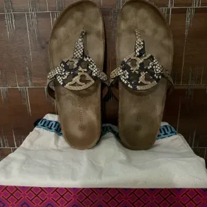 Tory Burch Sandals with Patterned Straps
