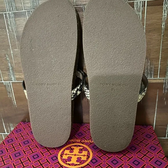 Tory Burch Sandals with Patterned Straps