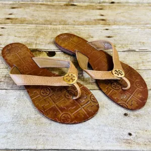 Tory Burch Size 6 Brown Leather Sandals