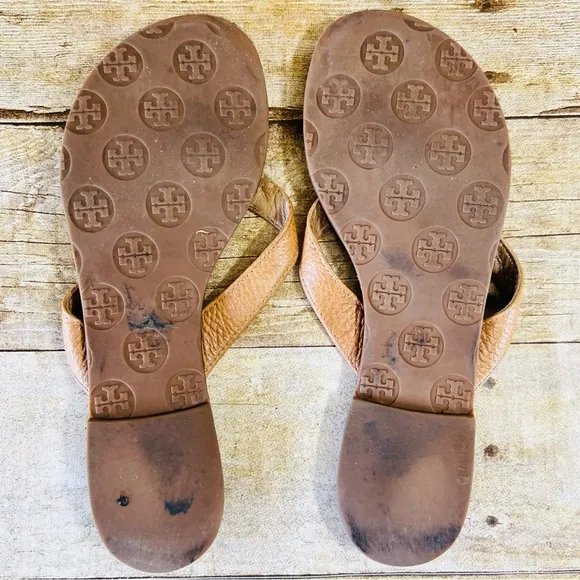 Tory Burch Size 6 Brown Leather Sandals