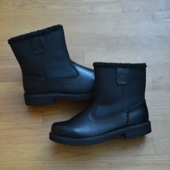 Totes- Dustin- Black- Size 13 Mens