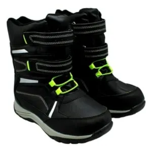 Totes Seth Black Neon Thinsulate Warm Youth Winter Boots