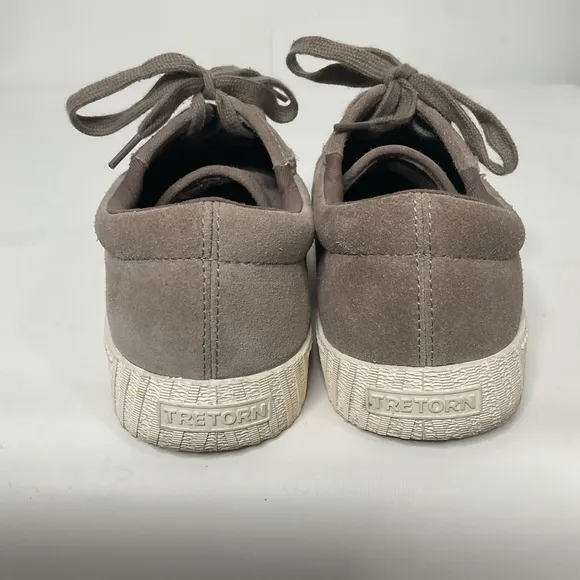 Tretorn Men’s Soft Mushroom Color Suede Nylite 2 Plus Lace Up Sneakers Size 9.5.