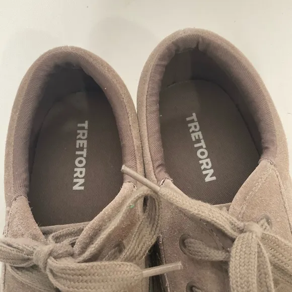 Tretorn Men’s Soft Mushroom Color Suede Nylite 2 Plus Lace Up Sneakers Size 9.5.