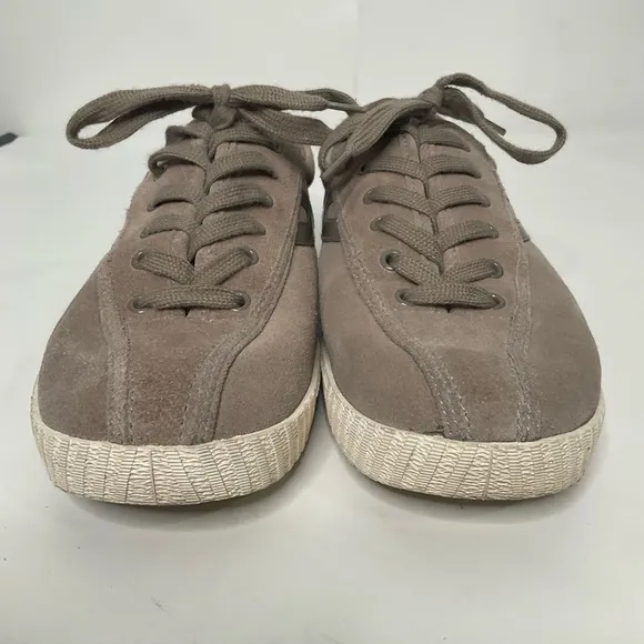 Tretorn Men’s Soft Mushroom Color Suede Nylite 2 Plus Lace Up Sneakers Size 9.5.