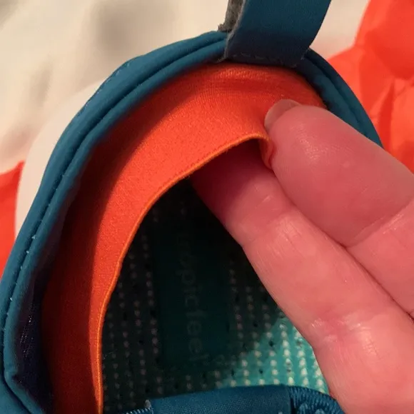 Tropicfeel Monsoon Shoes, Sea Blue and Orange, size 40. NWOT