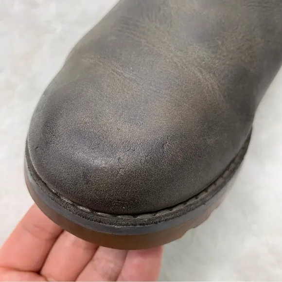 UGG 1017180K Kid's Callum Casual Green Leather Boots Size 3