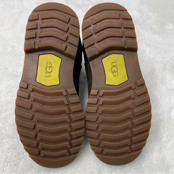 UGG 1017180K Kid's Callum Casual Green Leather Boots Size 3