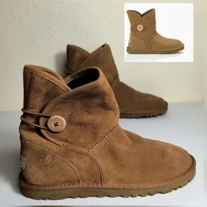UGG Australia Leona Big Girl Boots in Chestnut Brown Size 4 1010290K