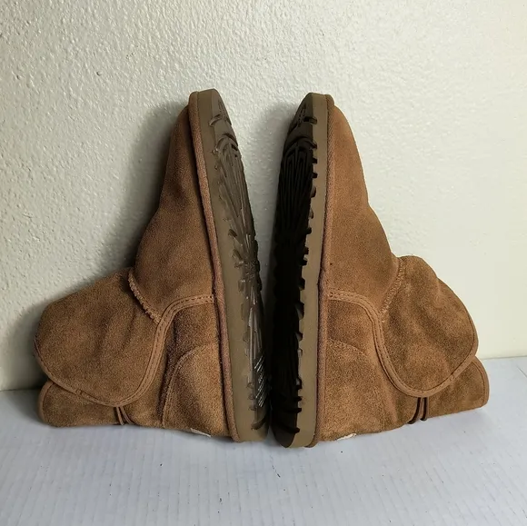 UGG Australia Leona Big Girl Boots in Chestnut Brown Size 4 1010290K