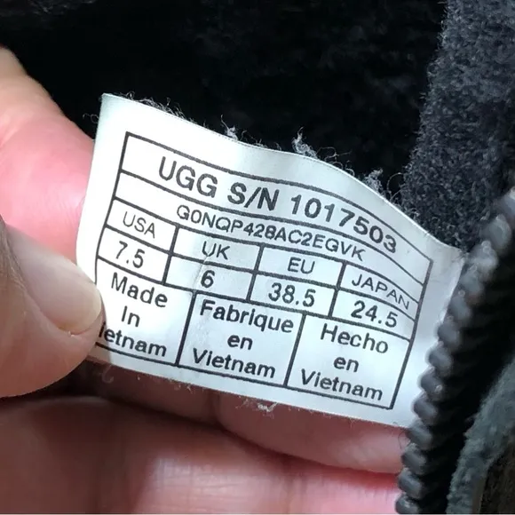 Ugg Australia Mens Sherpa Lining Ankle Boots Size US 7.5