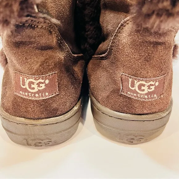 Ugg Australia Sundance II 5325 Suede &amp; Pure Wool Lining Boots Sz 9W