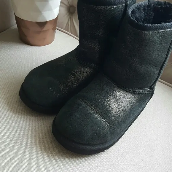 Ugg boots sheepskin warm girls shoes