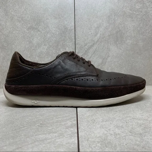 Ugg Cali Collapsible Wingtip Stout Leather Derby shoes 7