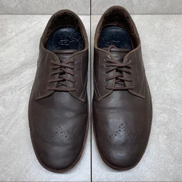 Ugg Cali Collapsible Wingtip Stout Leather Derby shoes 7