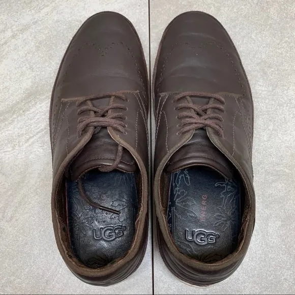 Ugg Cali Collapsible Wingtip Stout Leather Derby shoes 7