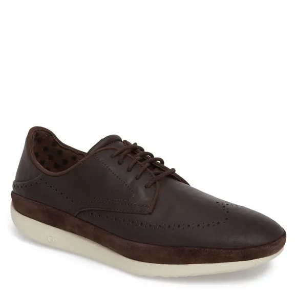 Ugg Cali Collapsible Wingtip Stout Leather Derby shoes 7