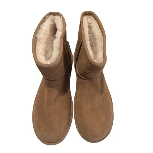 UGG Classic Mini UGG Rubber Logo Boots Women's Size 10 EU 41 Cozy Warm MSRP $160