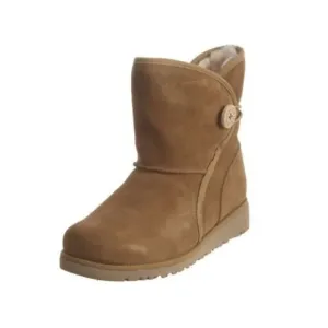 UGG Fabian 1016806Y Little Kids Chestnut Sheepskin Mid Top Casual Boots UGG280