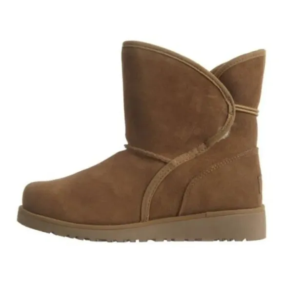 UGG Fabian 1016806Y Little Kids Chestnut Sheepskin Mid Top Casual Boots UGG280
