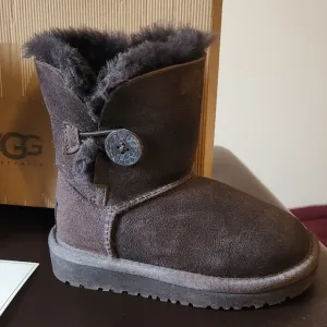 UGG Kids Brown Boots. Size 8