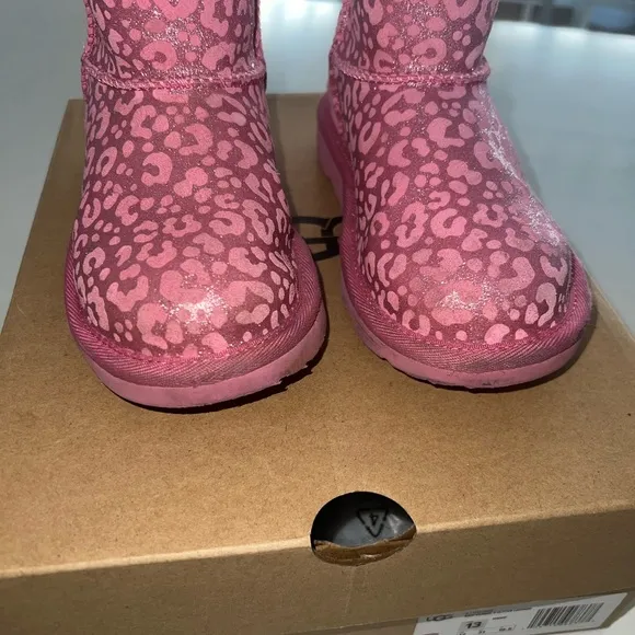 UGG Kids Pink Leopard Boots