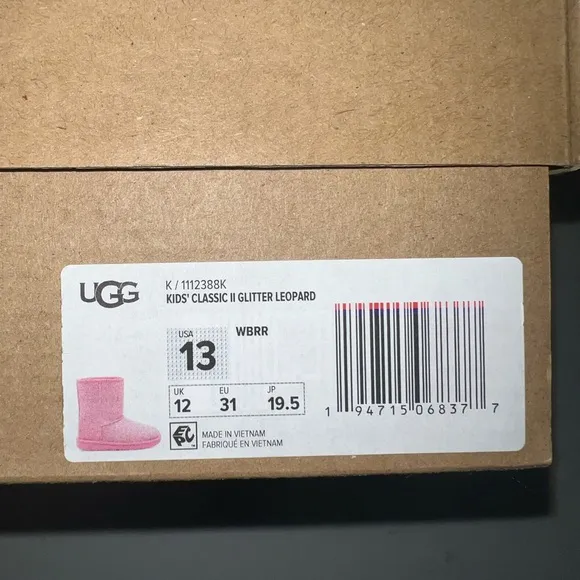UGG Kids Pink Leopard Boots