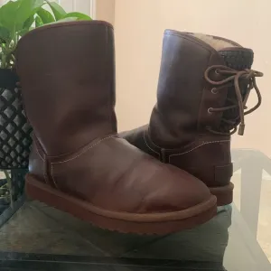 UGG Mariana Sheepskin Lined Leather Boots