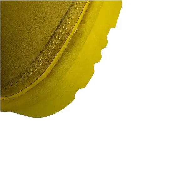 UGG Mens Boots Size 12 Canary Yellow Neumel Scatter Graphic Suede NWOB