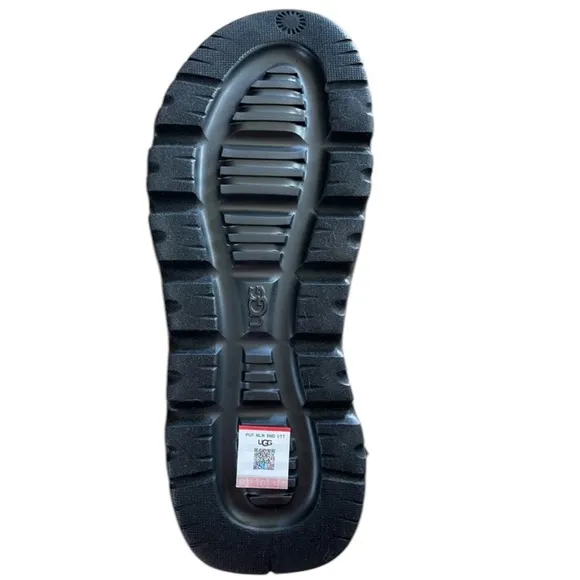 UGG Men’s Stratus Black Lightweight Casual Beach Sandals Size 9 NWT