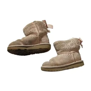 UGG mini baily bow II  kid's Size 9 in Pink