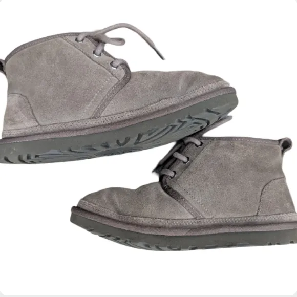 UGG Neumel Chukka Boots Charcoal Gray Men's Size 6 EXCELLENT CONDITION