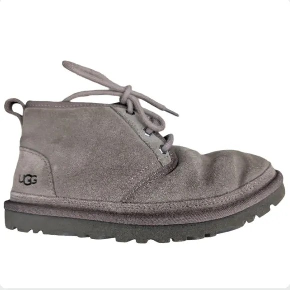 UGG Neumel Chukka Boots Charcoal Gray Men's Size 6 EXCELLENT CONDITION