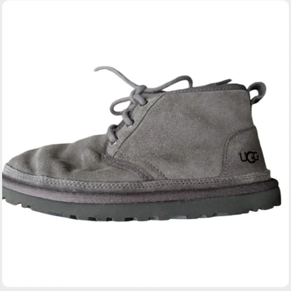 UGG Neumel Chukka Boots Charcoal Gray Men's Size 6 EXCELLENT CONDITION