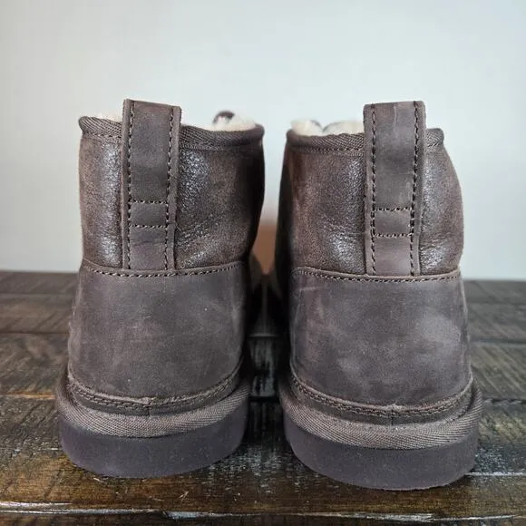 UGG Neumel Chukka Mens Size 12 Boots Shoes Slippers Soft Leather Brown