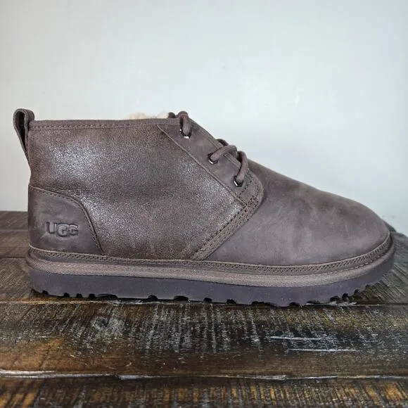 UGG Neumel Chukka Mens Size 12 Boots Shoes Slippers Soft Leather Brown