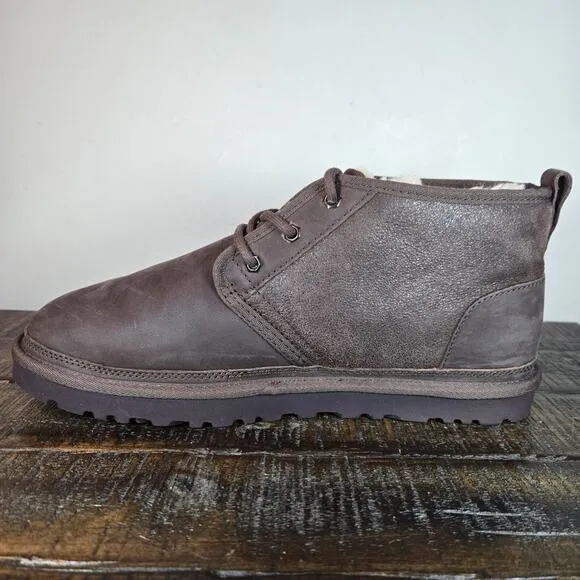 UGG Neumel Chukka Mens Size 12 Boots Shoes Slippers Soft Leather Brown