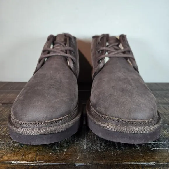 UGG Neumel Chukka Mens Size 12 Boots Shoes Slippers Soft Leather Brown