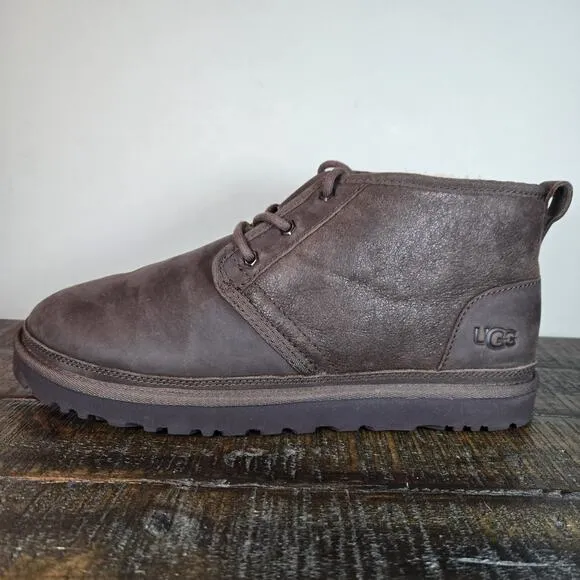 UGG Neumel Chukka Mens Size 12 Boots Shoes Slippers Soft Leather Brown