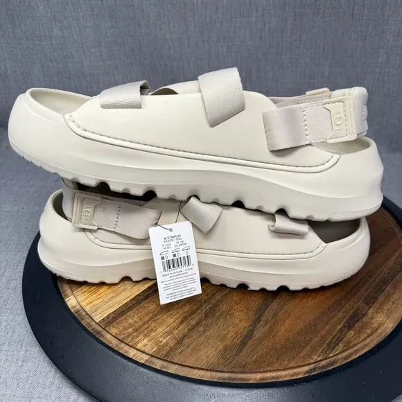 Ugg Sandals Men's Size 11 Stratus Sea Salt Cream Waterproof Summer Shoes NWT