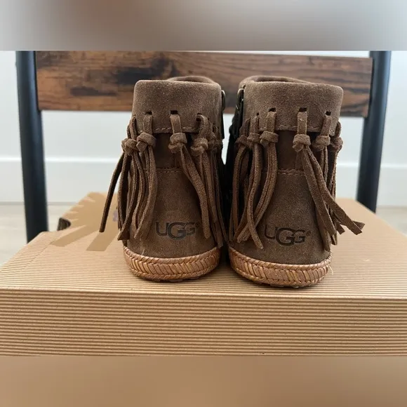 UGG Shenendoah Fringe Ankle Boots
