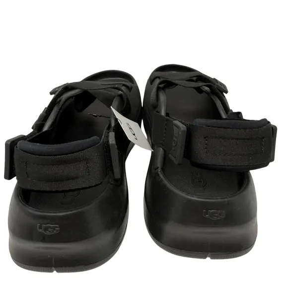 UGG Stratus Mens Size 11 Platform Strappy Waterproof Sport Sandals Black NWT