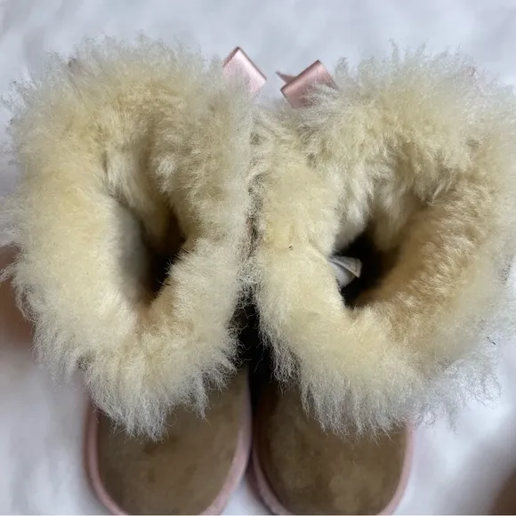 UGG T Mini Baley Bow 11 winter 🥶  baby toddler boots