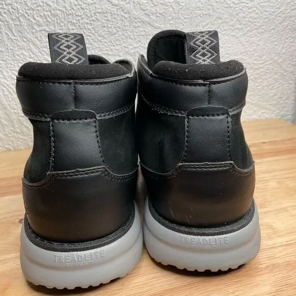 UGG Union Men's size 11 Waterproof Chukka Boots Leather Black Worn once #11049