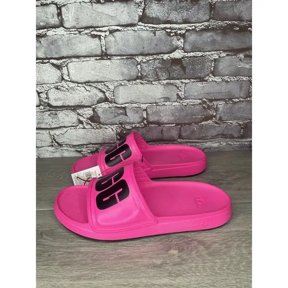 UGG WILCOX SLIDE Pink Rubber Light Waterproof Sport Sandals Men’s Sz 12M US/45EU