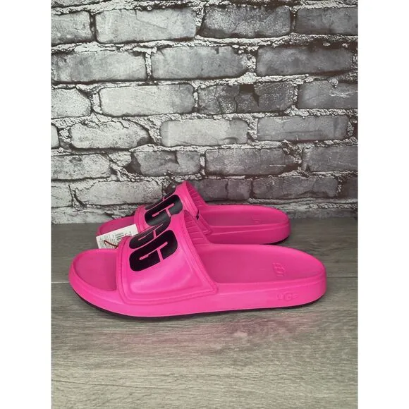 UGG WILCOX SLIDE Pink Rubber Light Waterproof Sport Sandals Men’s Sz 12M US/45EU