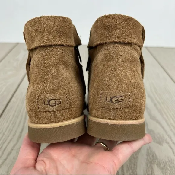 UGG Women's Josefene Cuff Suede Ankle Boots US6 Chestnut (tan/brown) $130
