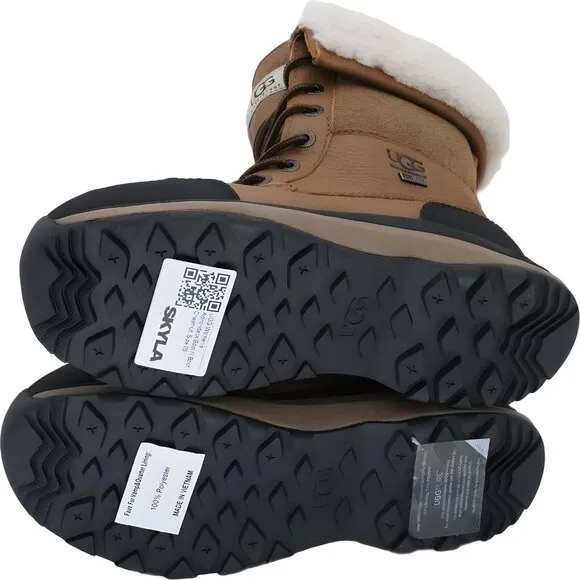 UGG Women's Waterproof Adirondack III Boots, Chestnut Color, Size 5