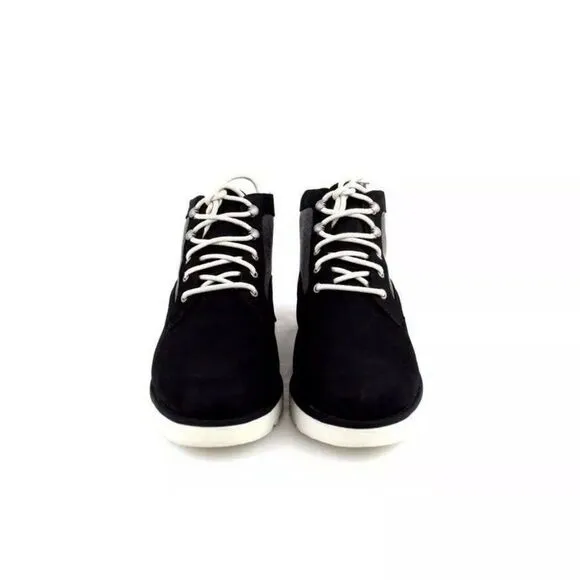 UGG BETHANY CANVAS NUBUCK SHEEPSKIN BLACK SHOES