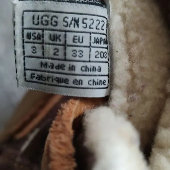 UGG 'La Jolla' Boots chocolate Youth size 3
